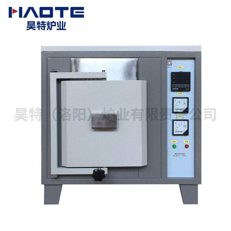 1200度300x200x200馬弗爐灰白不銹鋼把手+