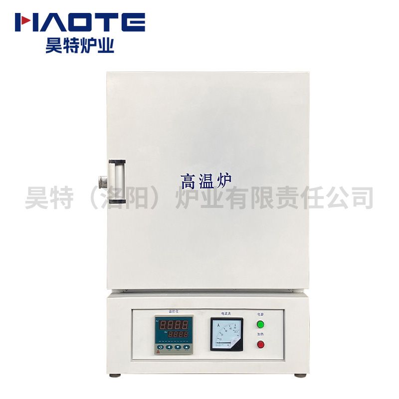 雙開門馬弗爐尺寸200X200X200溫度1400℃門堵開孔純白  雙爐門